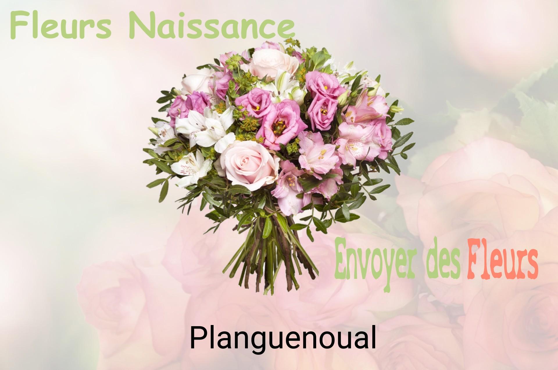 Bouquet de fleurs de naissance livré à Planguenoual